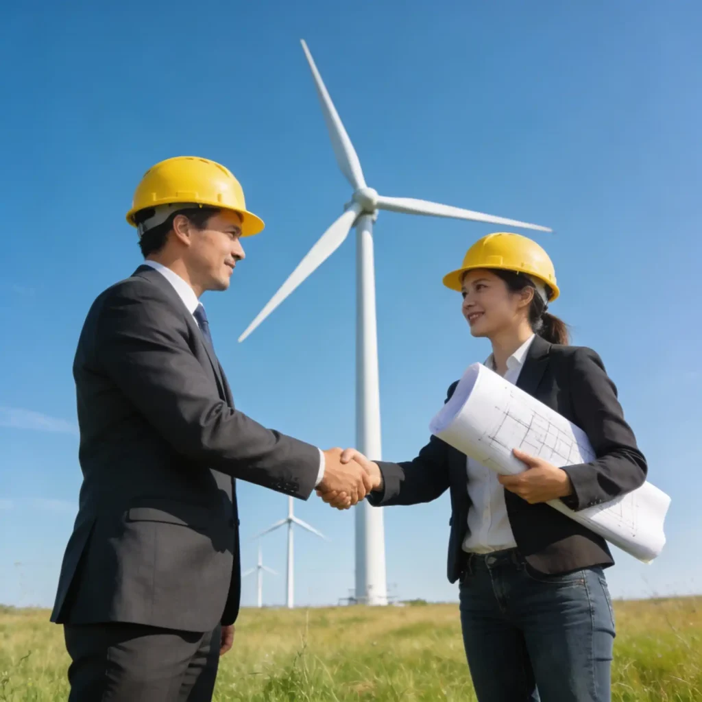 Acord per al finançament de projecte d’energia eòlica