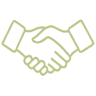 Icona d’acord i col·laboració